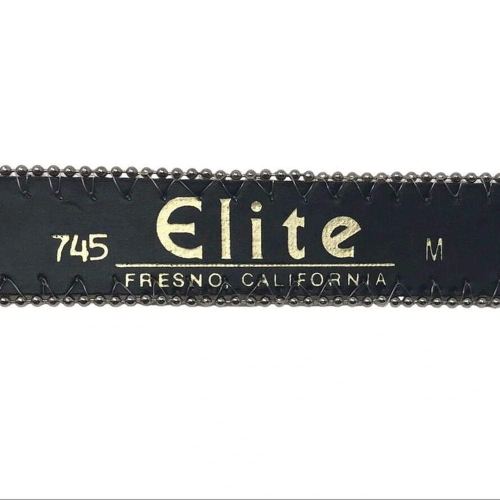 Vintage Elite Gold & Silver Metallic Belt